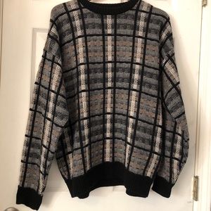 vintage knit dad sweater